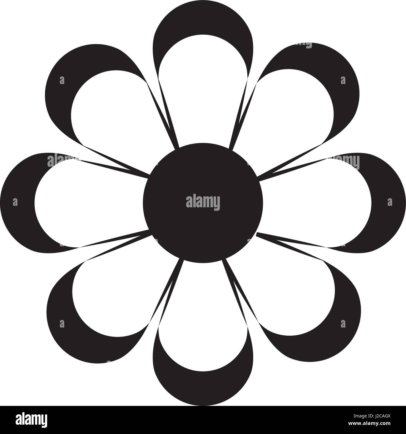 Flower blossom flat icon Stock Vector Image & Art - Alamy