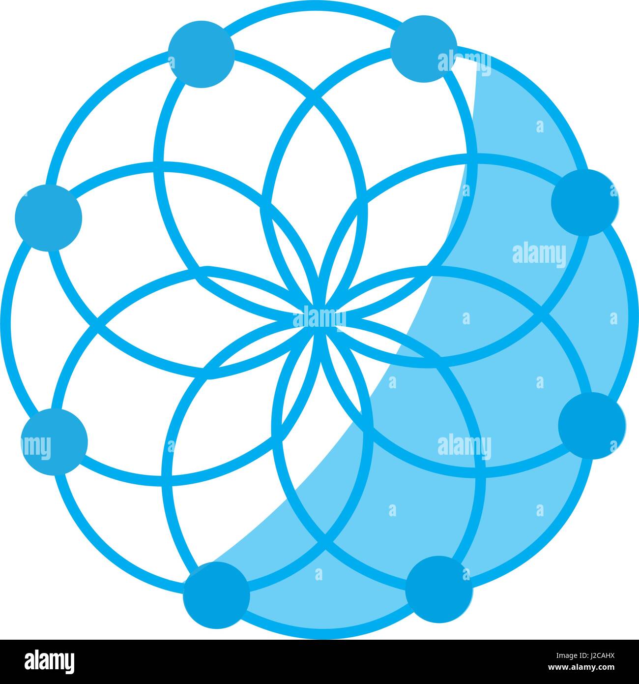 Flower isolated vector icon Stock Vector Image & Art - Alamy