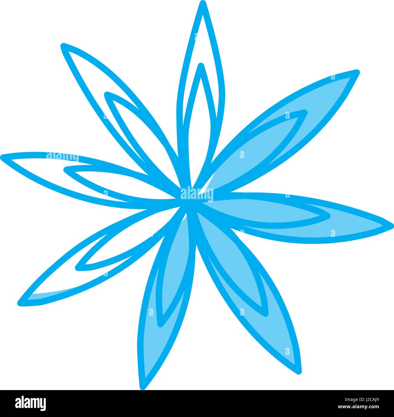 Flower isolated vector icon Stock Vector Image & Art - Alamy
