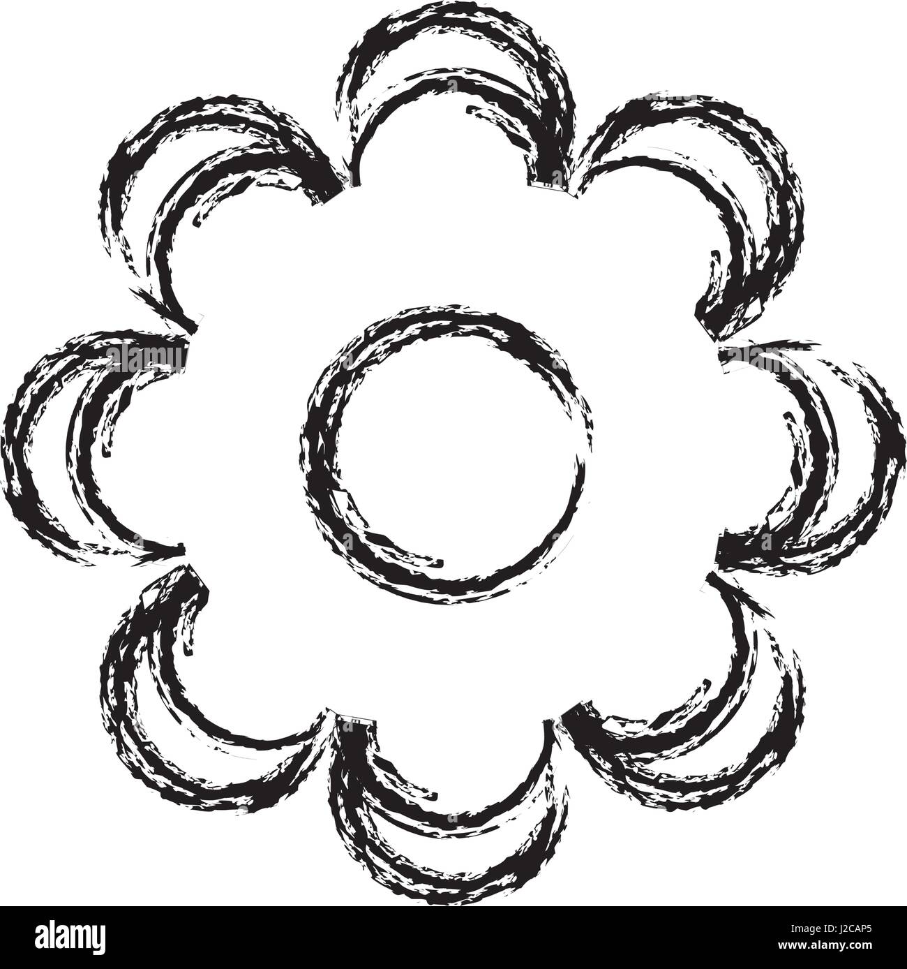 Flower isolated vector icon Stock Vector Image & Art - Alamy