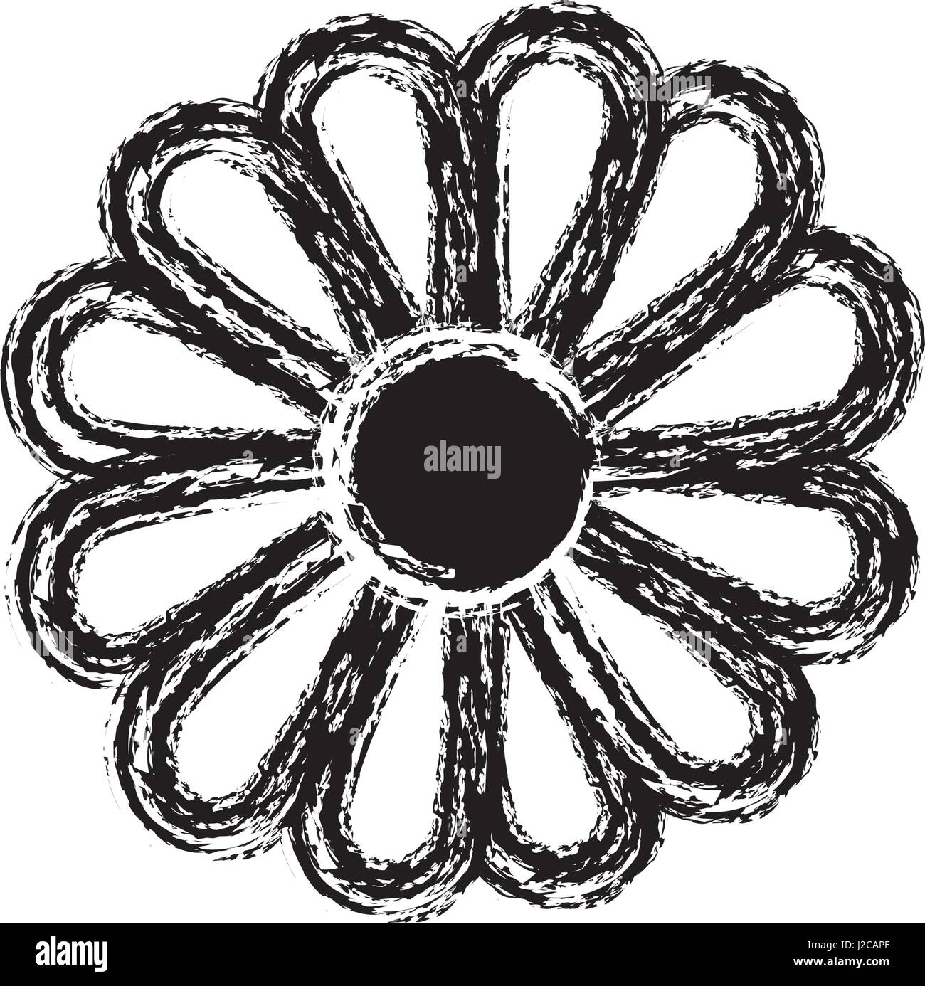 Flower isolated vector icon Stock Vector Image & Art - Alamy