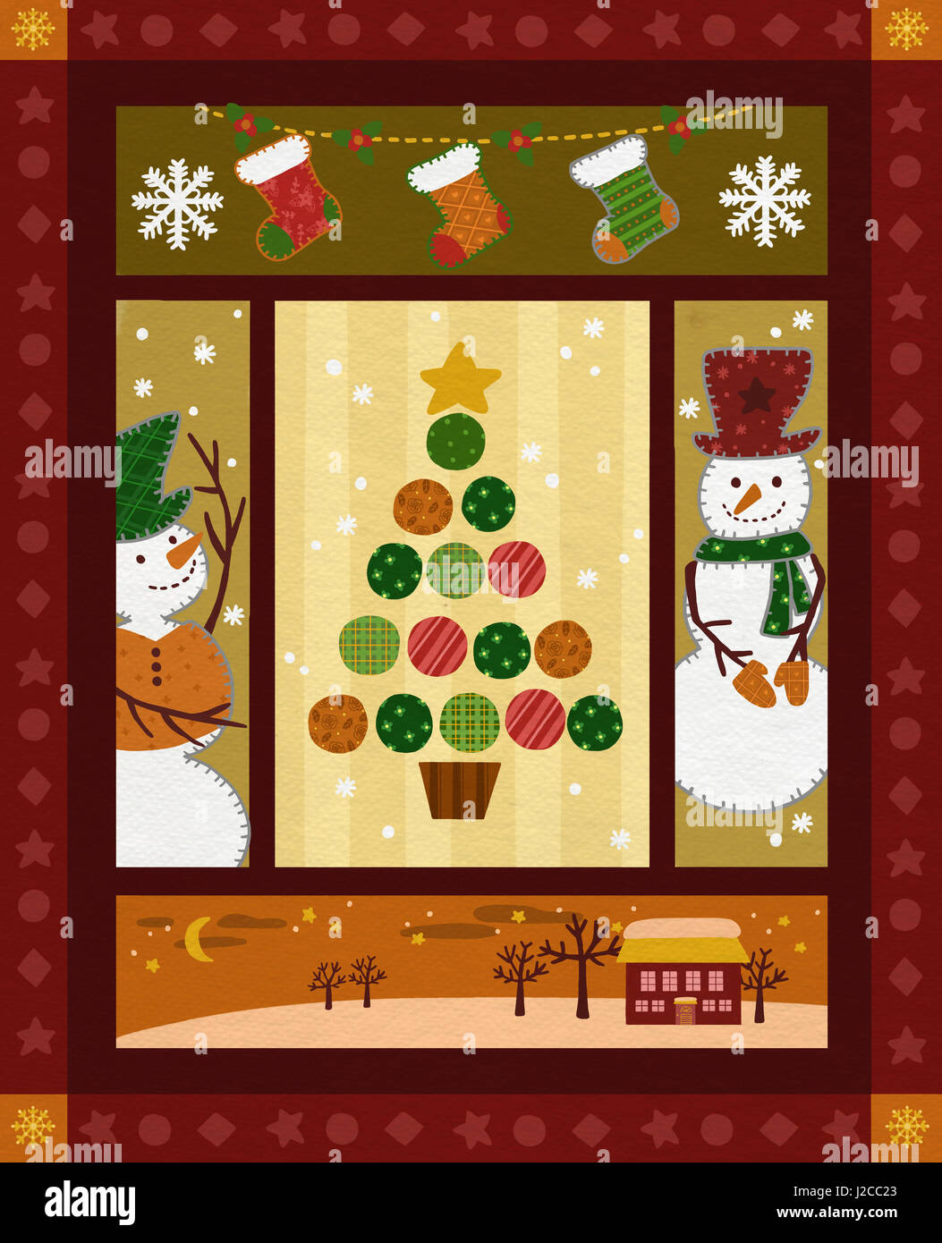 Background of Christmas Stock Photo - Alamy