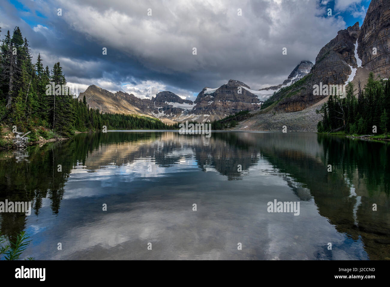 Sunburst Lake, Mt Assiniboine Provincial Park, Alberta, Canada Stock Photo Alamy