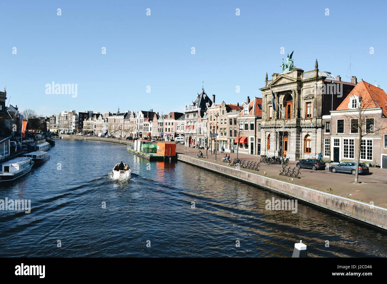 City centre of Haarlem, the Netherlands Stock Photo