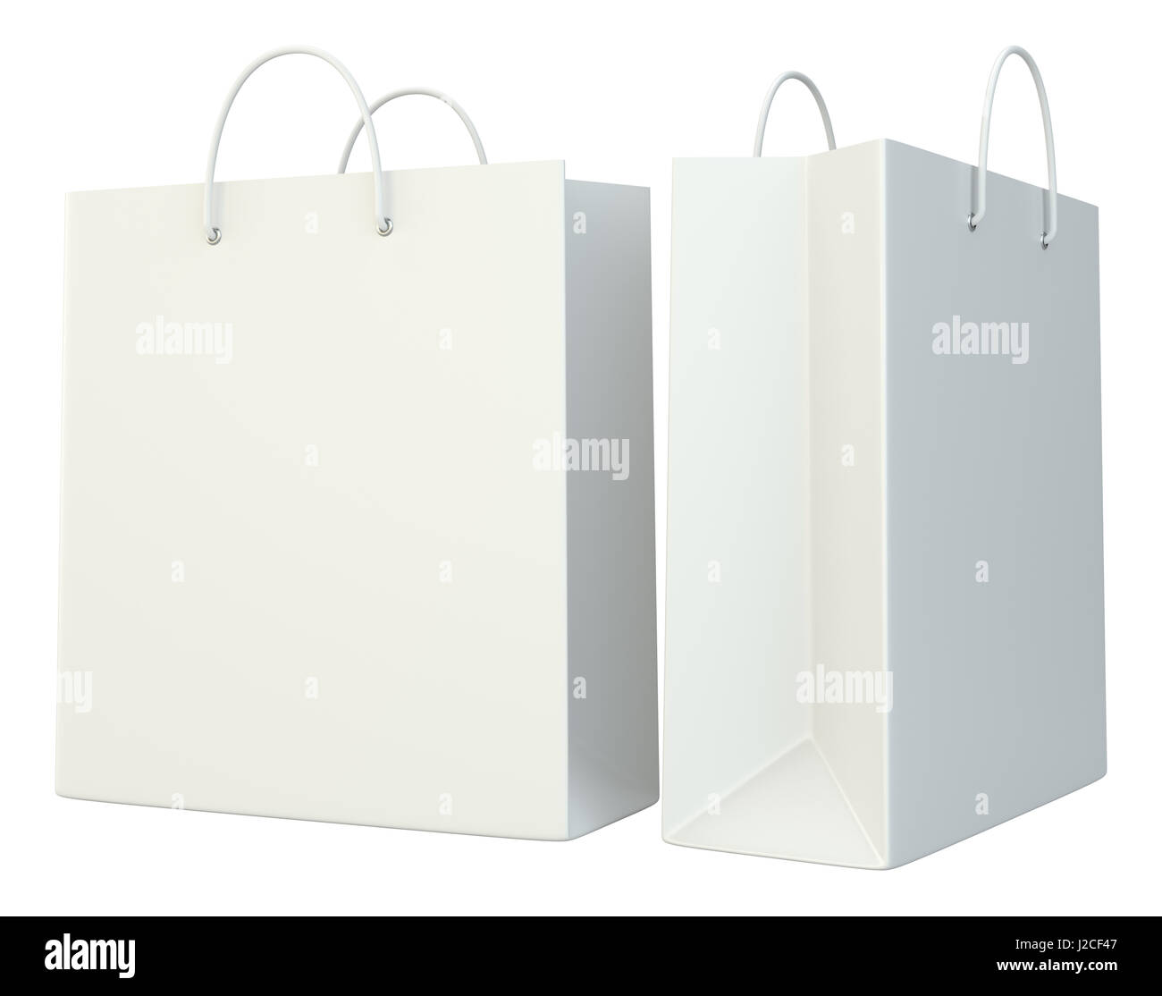 blank shopping paper bags set Stock Photo Alamy