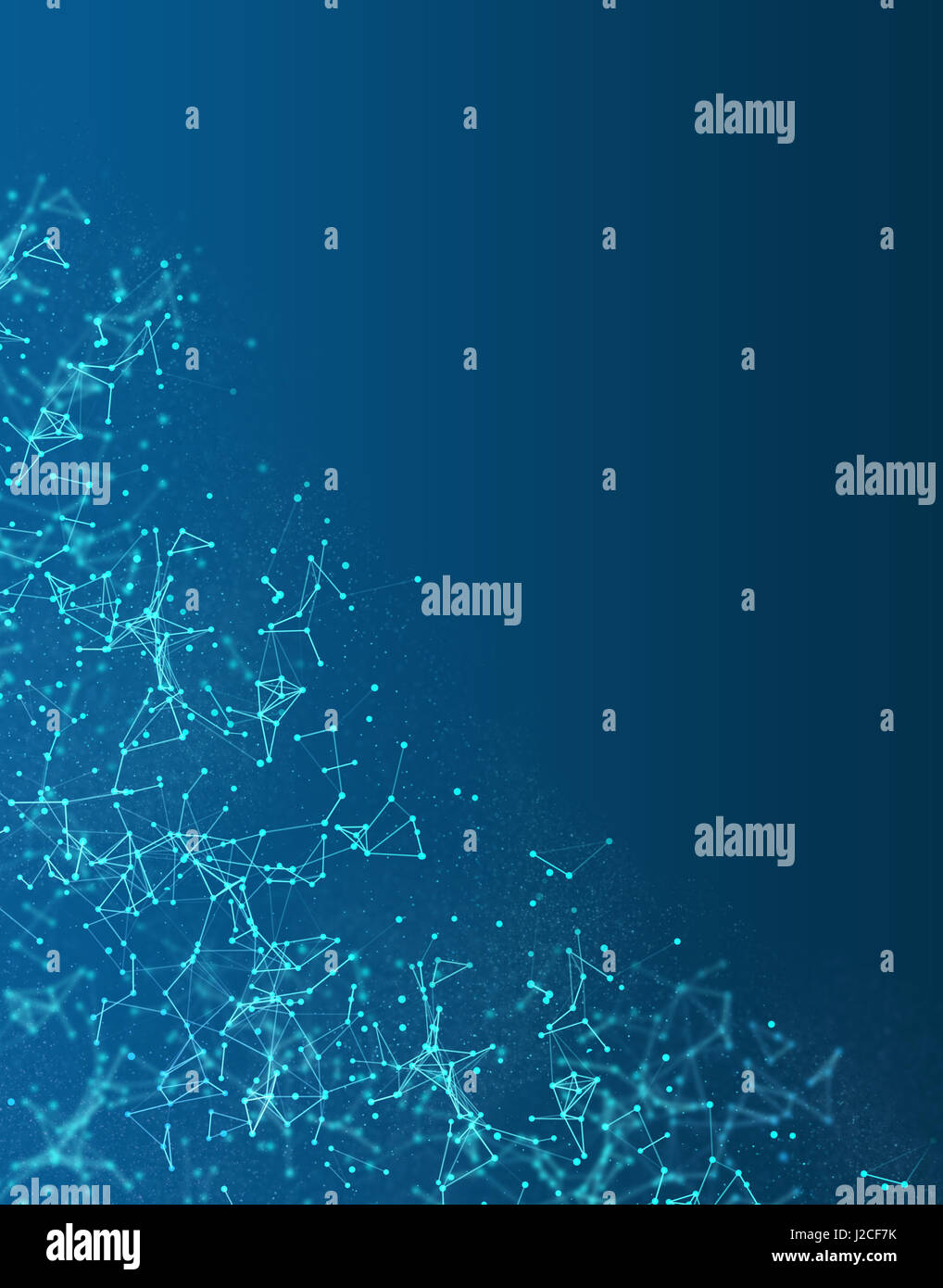 Abstract blue polygonal space background Stock Photo - Alamy
