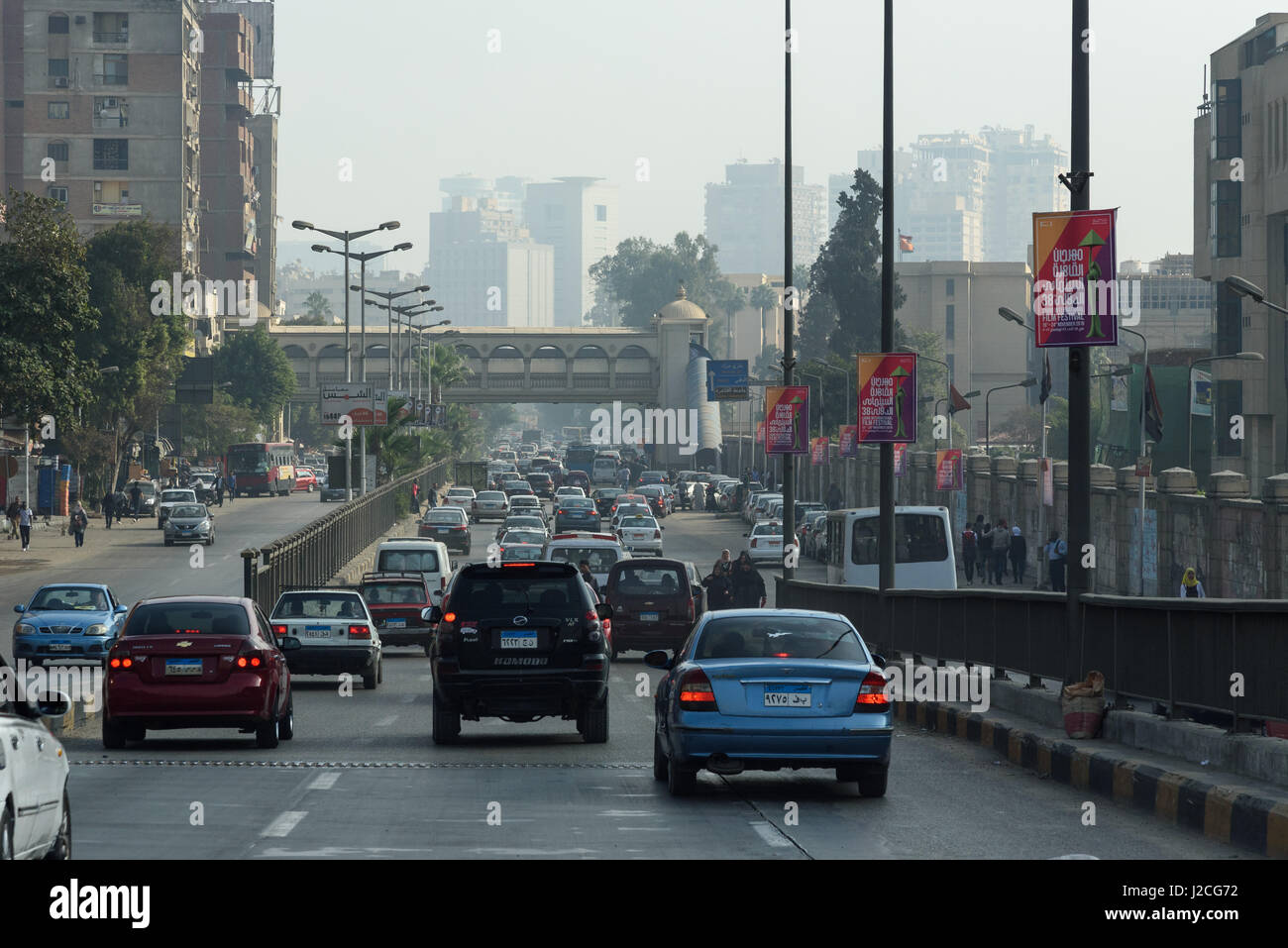 Egypt, Cairo Governorate, Cairo, Street Scene Stock Photo Alamy
