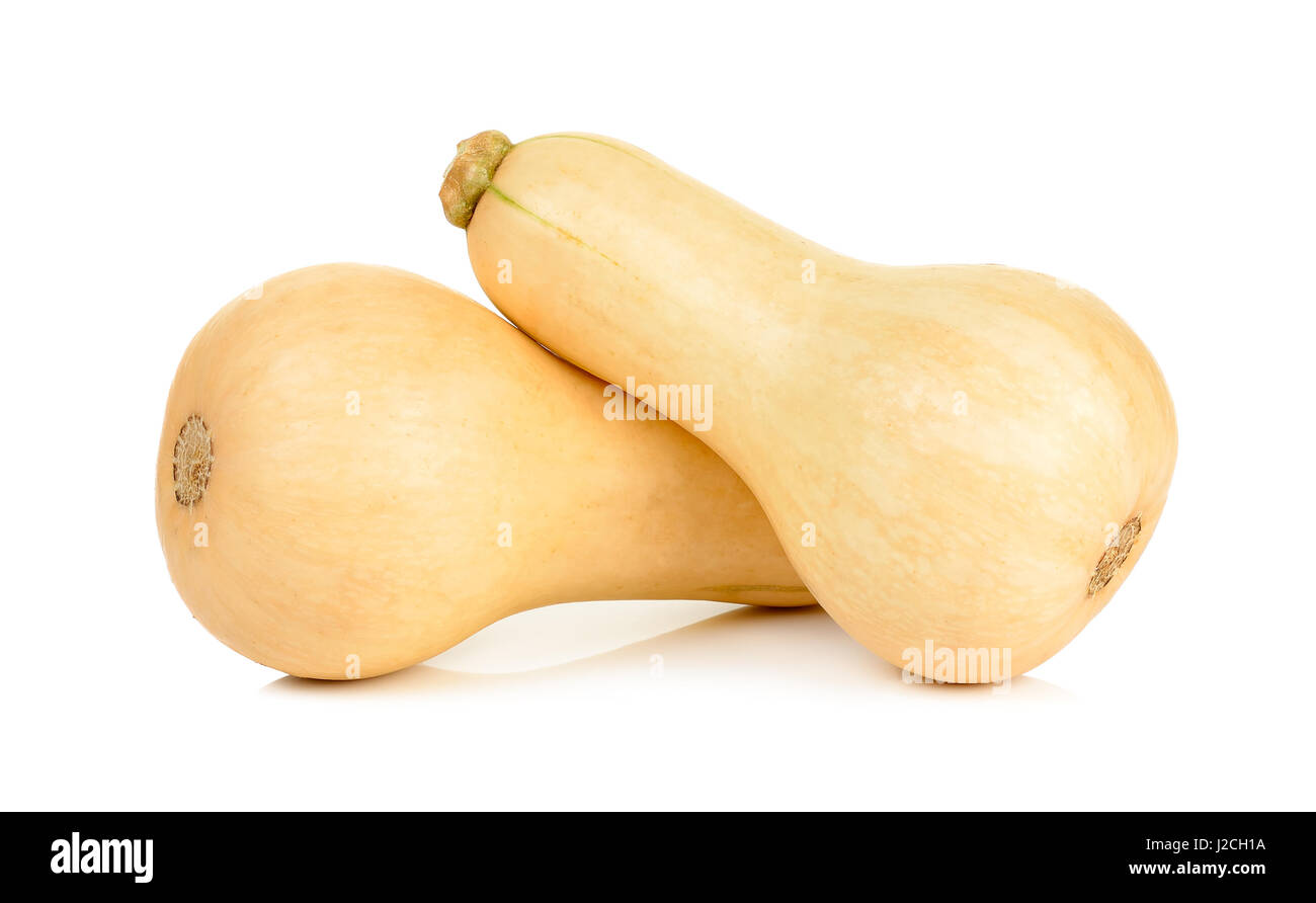 butternut squash isolated on the white background Stock Photo - Alamy