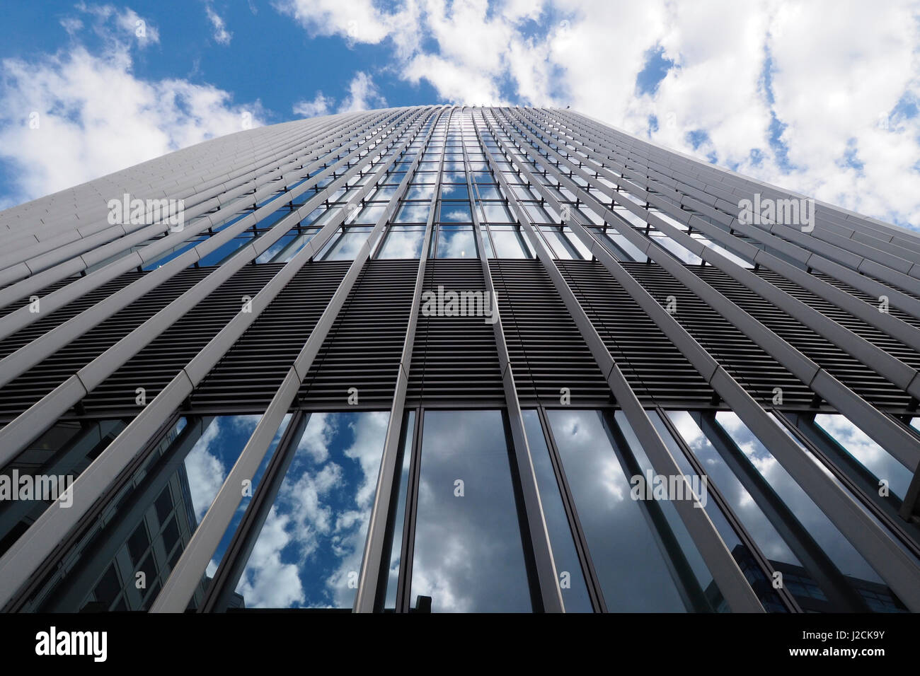 abstract view of walkie talkie building Stock Photo