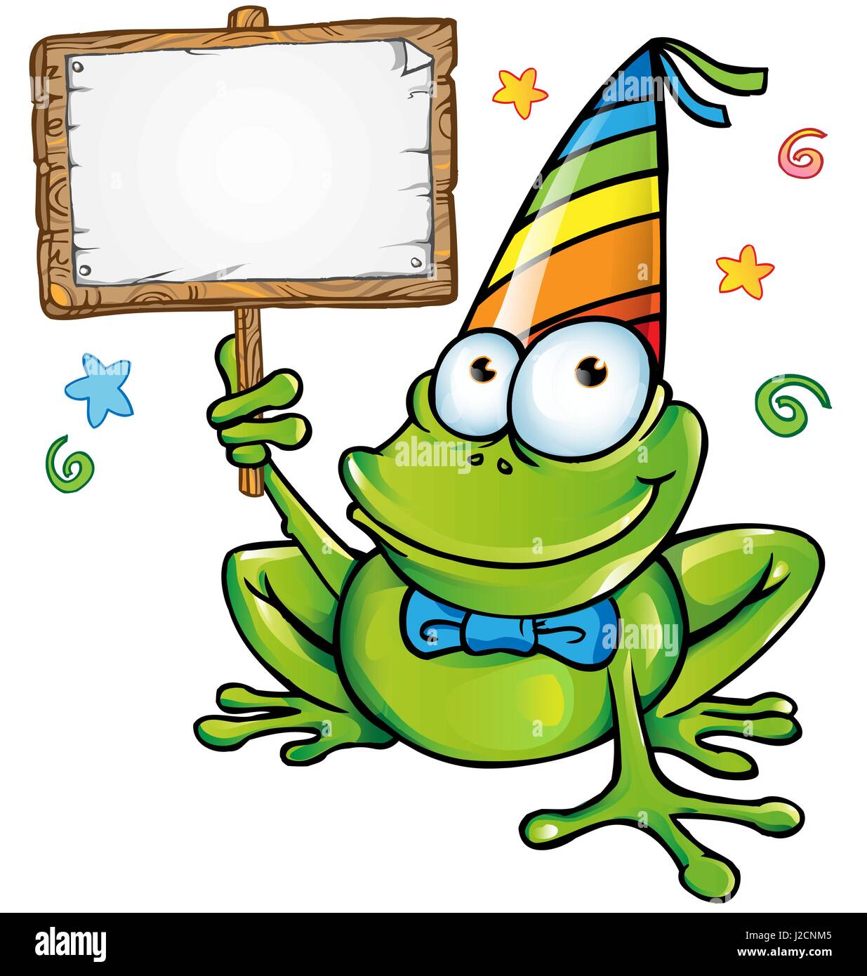 frog cartoon isolated on white Stock Vector Image & Art - Alamy