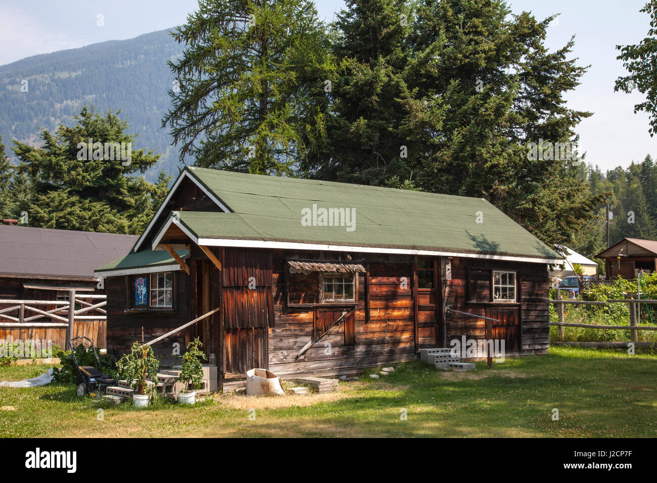 House that was part of Nikkei Internment Camp, New Denver, Slocan Valley, West Kootenay, British