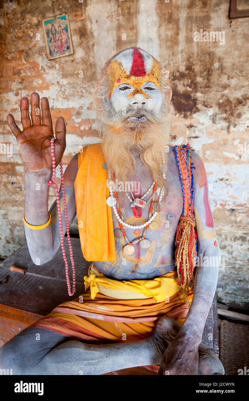 Sadhu, Kathmandu, Nepal Stock Photo