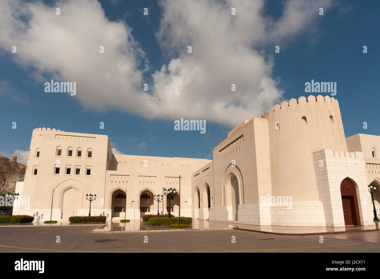 Sultan palace, Muscat, Oman Stock Photo Alamy