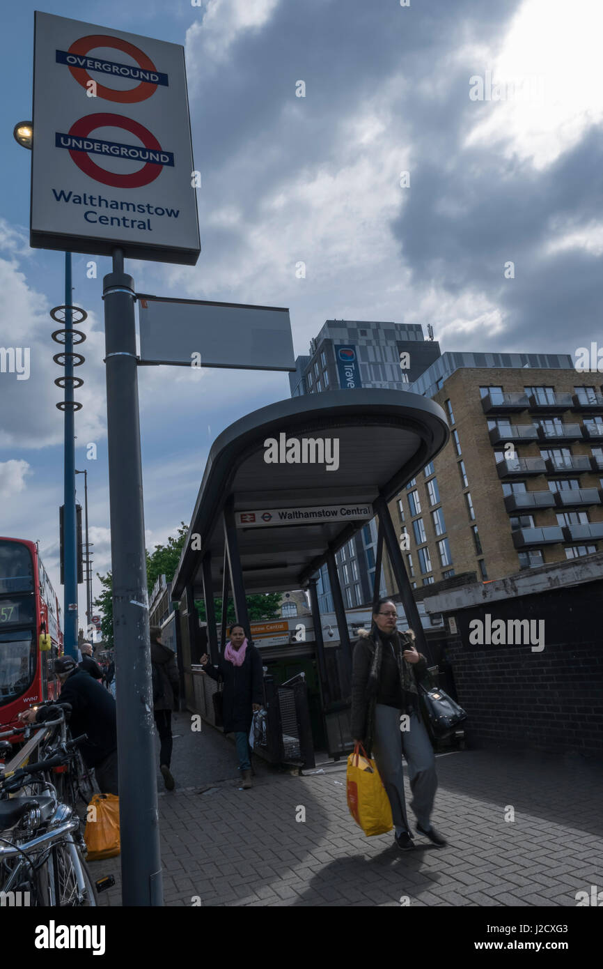Walthamstow Central station Stock Photo Alamy