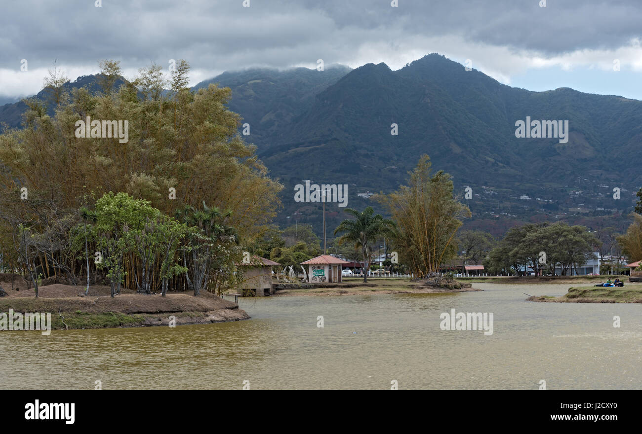 Lake in La Sabana Park San Jose, Costa Rica Stock Photo