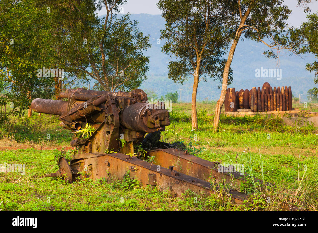 Vietnam, DMZ Area. Quang Tri Province, Khe Sanh, Former Khe Sanh US