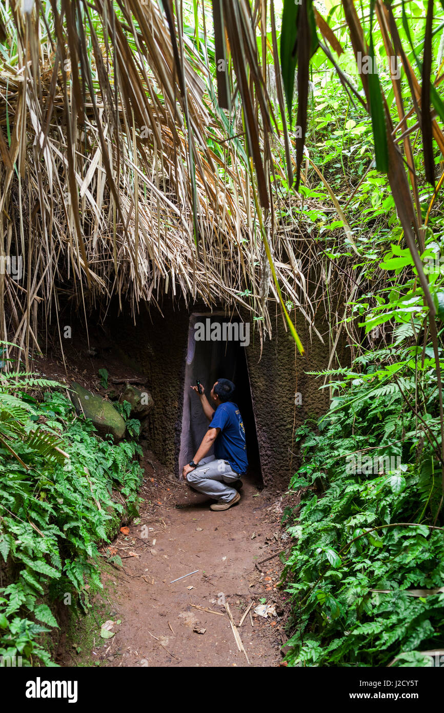 Vietnam, DMZ Area. Quang Binh Province, Vinh Mock Tunnels Complex, former North Vietnamese