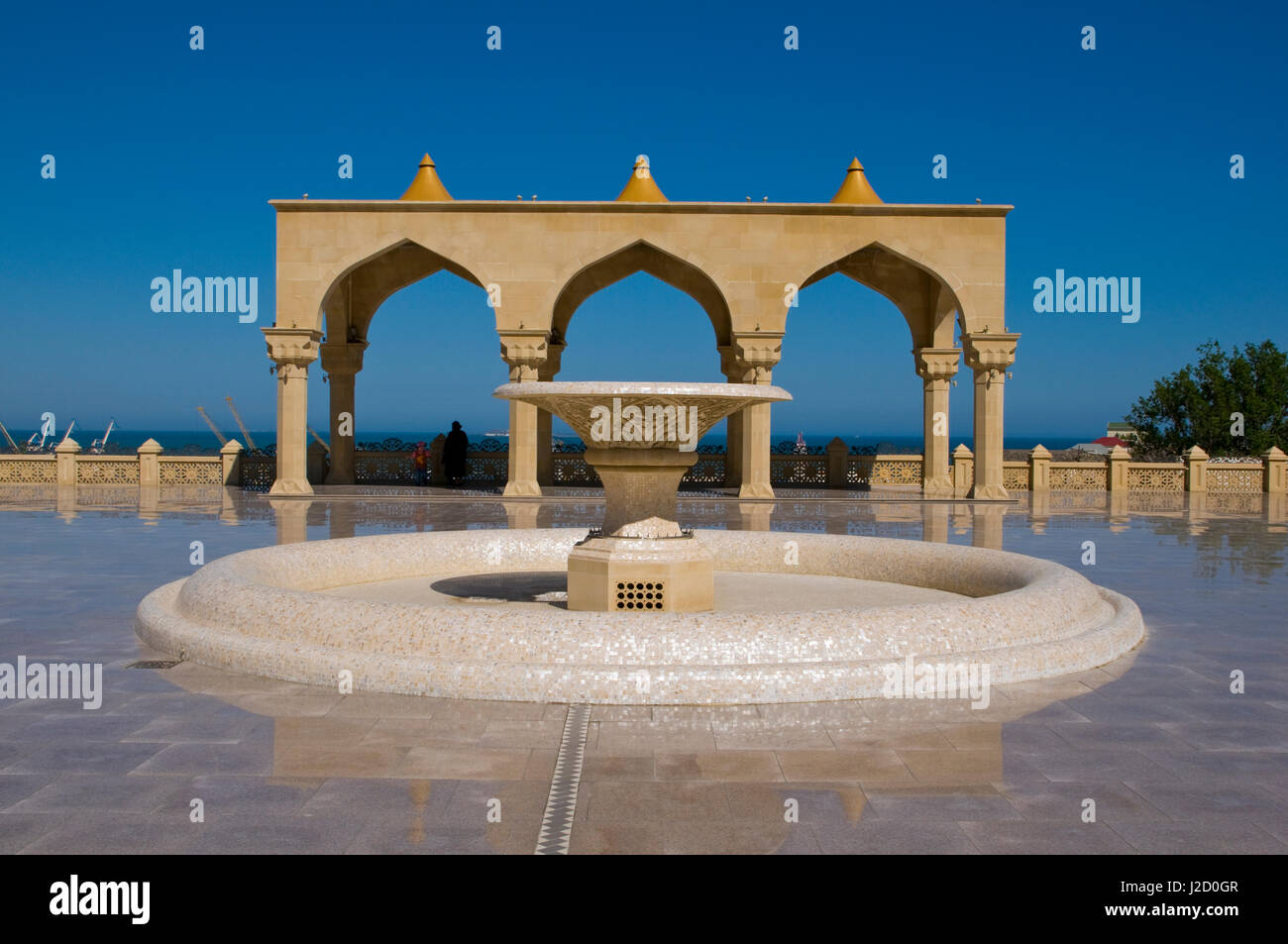 Bibi Heybat Mosque near Baku,, Azerbaijan Stock Photo