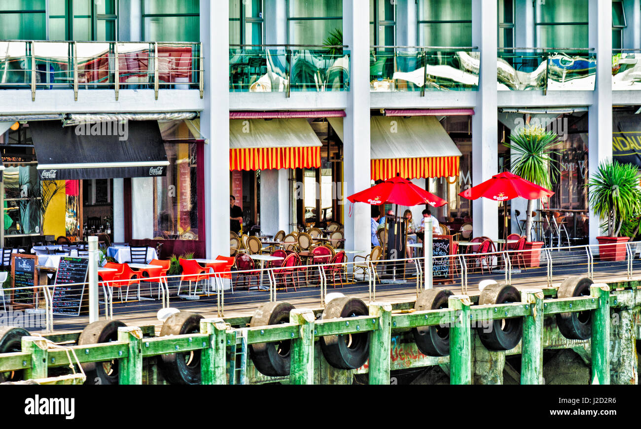 Auckland, New Zealand. Outdoor dining Stock Photo Alamy