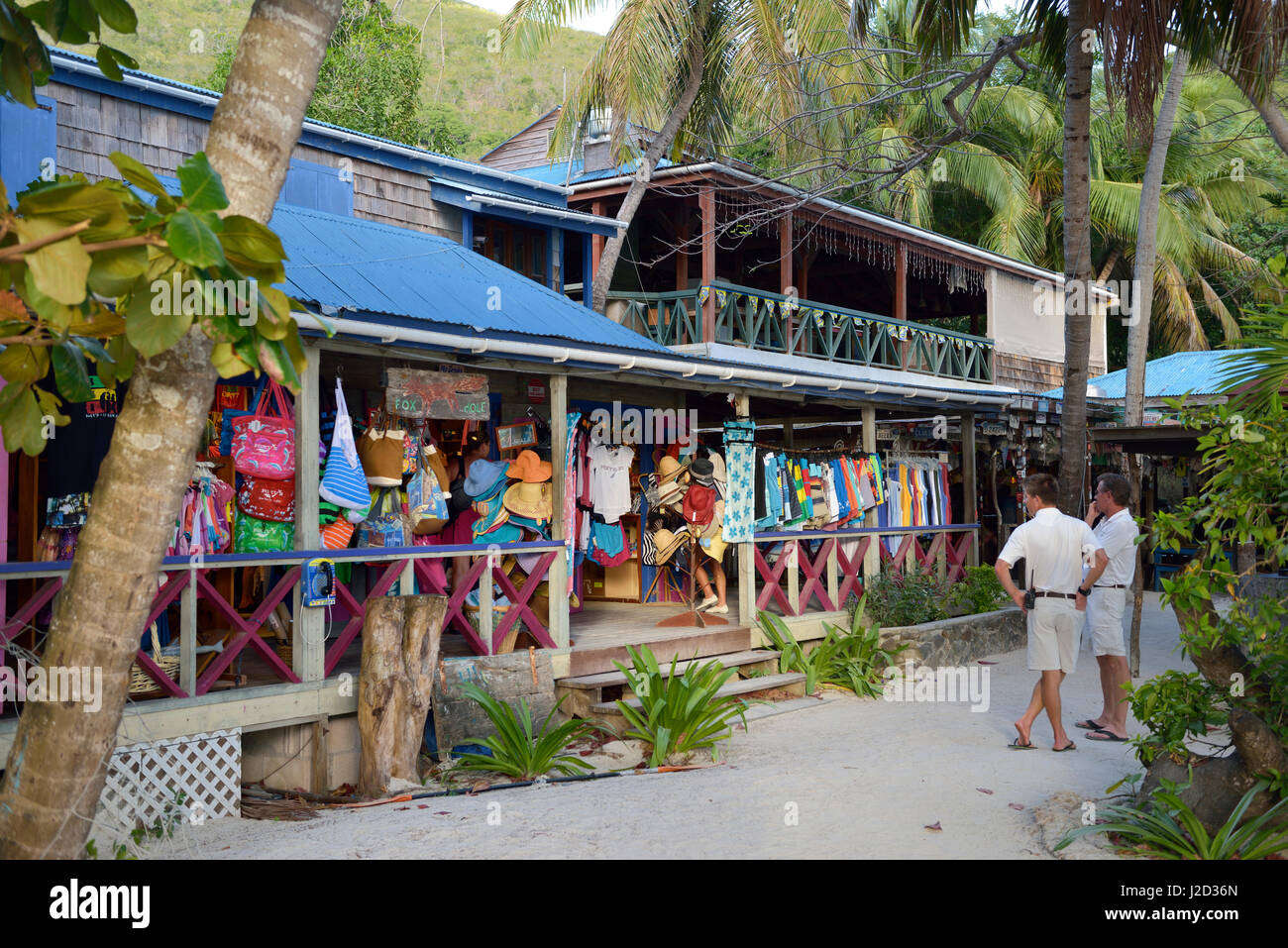 British Virgin Islands, Jost Van Dyke. Clothing for sale at Foxy's Bar