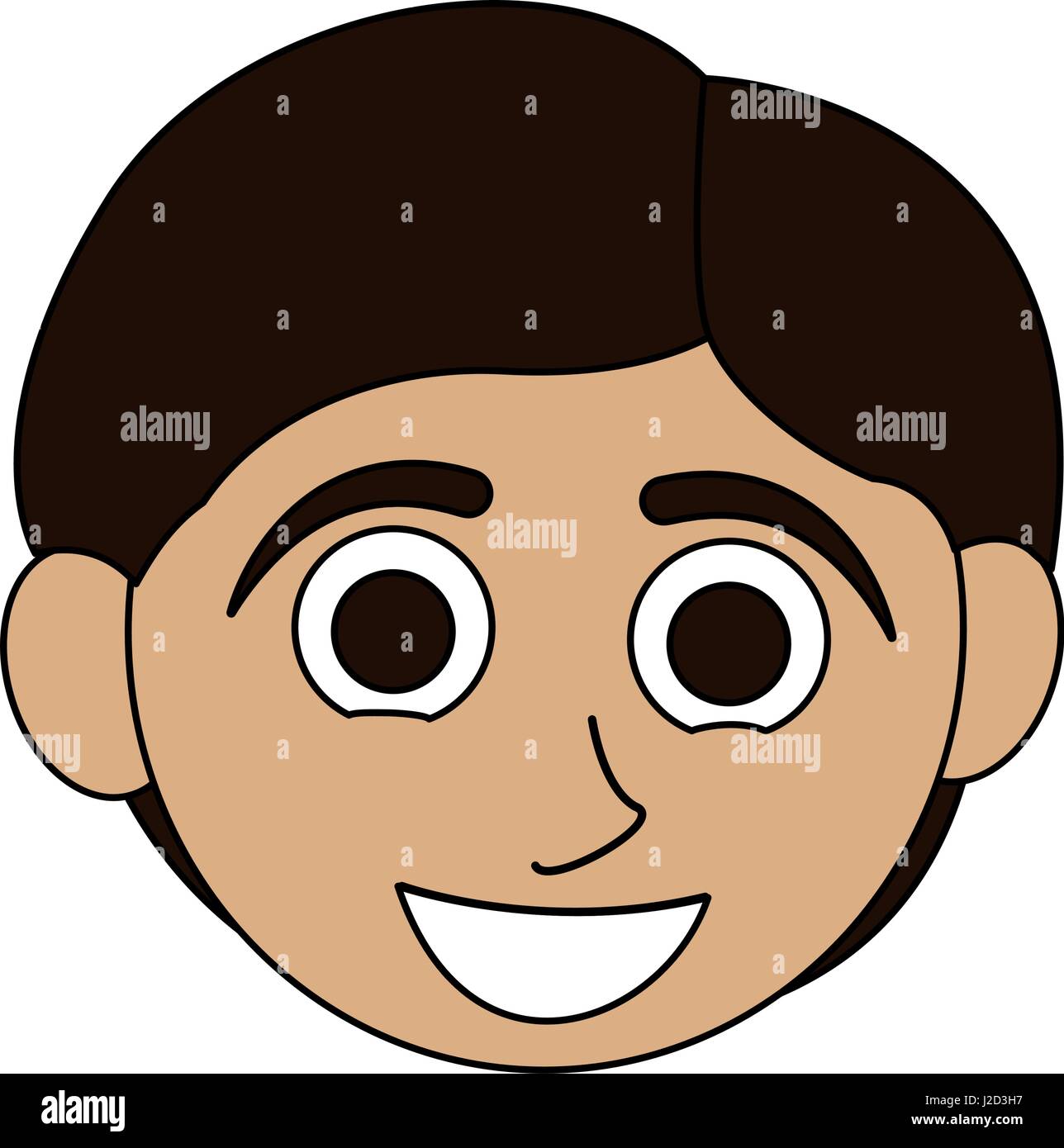 Colorful Caricature Brown Boy Hair High Resolution Stock Photography And Images Alamy
