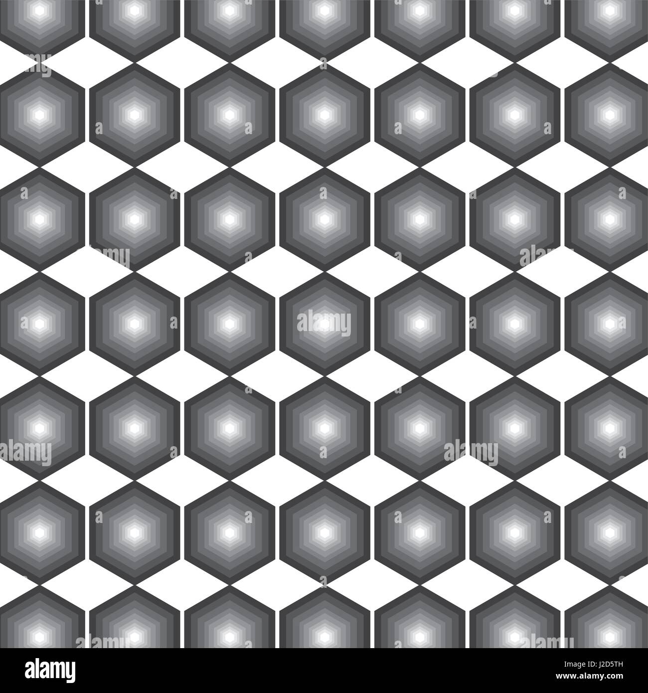black and white hexagon geometric pattern background Stock Vector Image