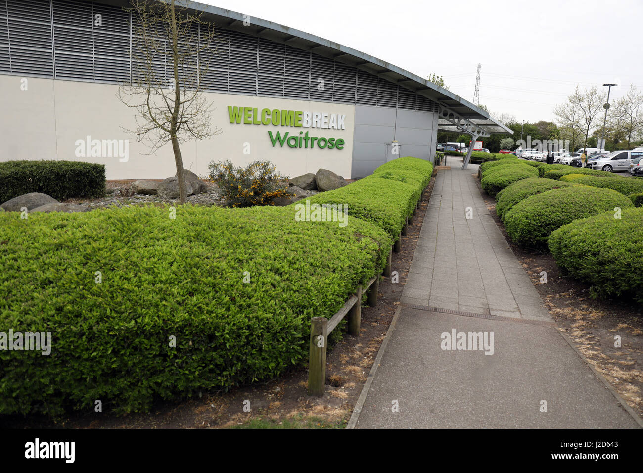 Scenes from South Mimms Services motorway service station Stock Photo