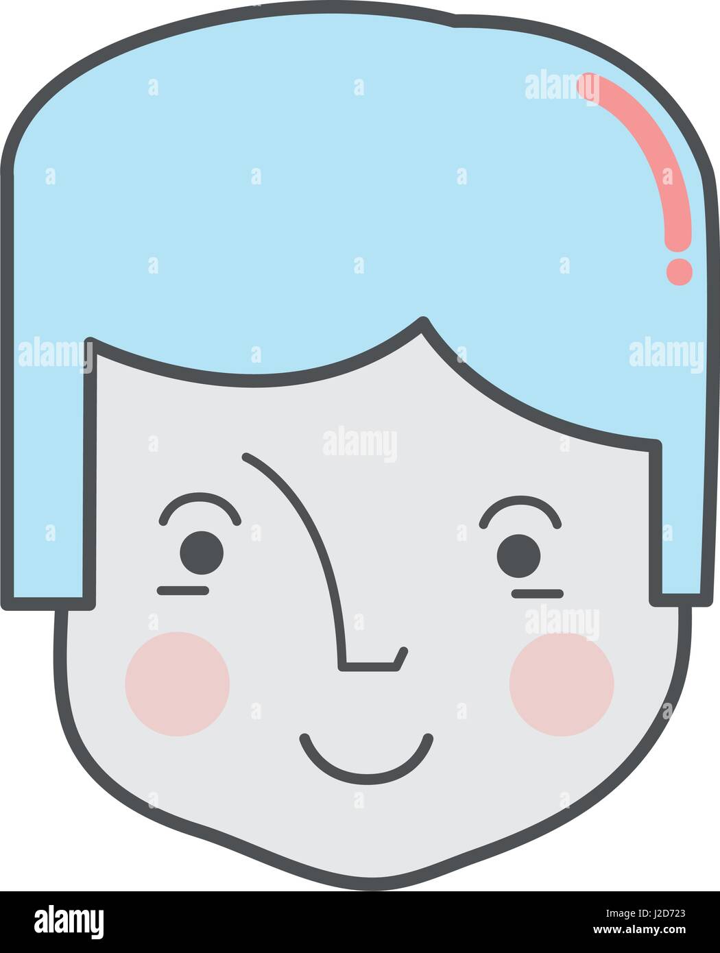 happy man head and nice face Stock Vector Image & Art Alamy