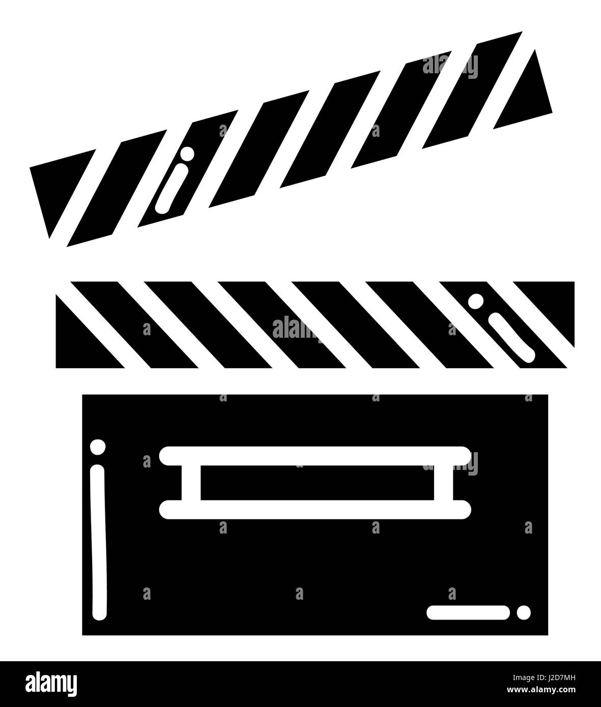Video editing movie clapper Cut Out Stock Images & Pictures - Alamy