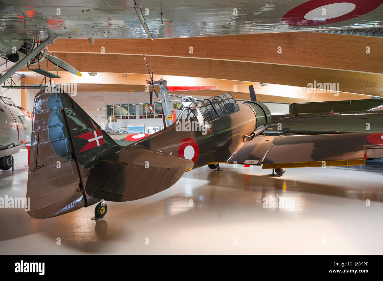 Denmark, Jutland, Stauning, Danish Collection of Vintage Aircraft ...