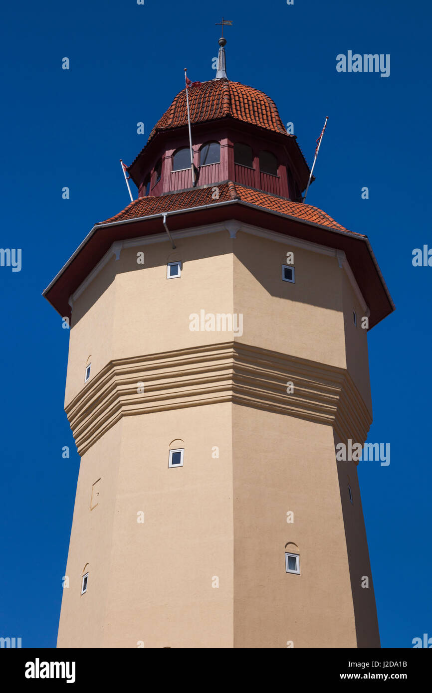 Denmark, Nykobing Falster, Old Water Tower Stock Photo - Alamy