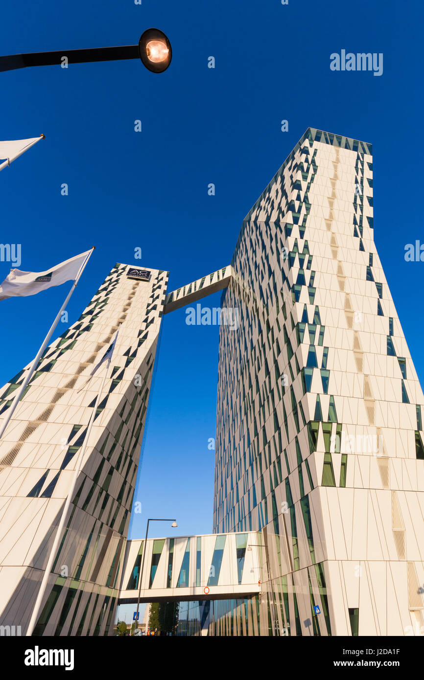 Denmark, Zealand, Copenhagen, Bella Sky Hotel Towers Stock Photo