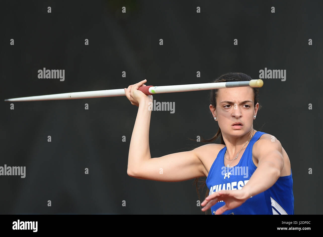 April 27, 2017 Northern Valley Regional's Jesse Geller makes her first