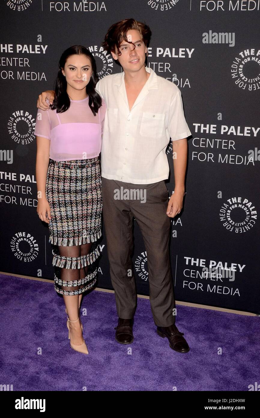 Beverly Hills, CA. 27th Apr, 2017. Camila Mendes, Cole Sprouse at