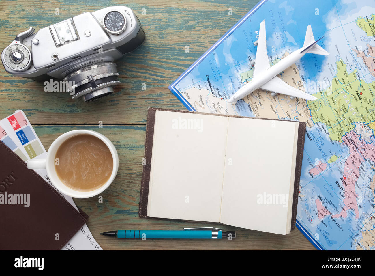 Download Travel Trip Vacation Tourism Mockup Close Up Note Book Vintage Stock Photo Alamy PSD Mockup Templates