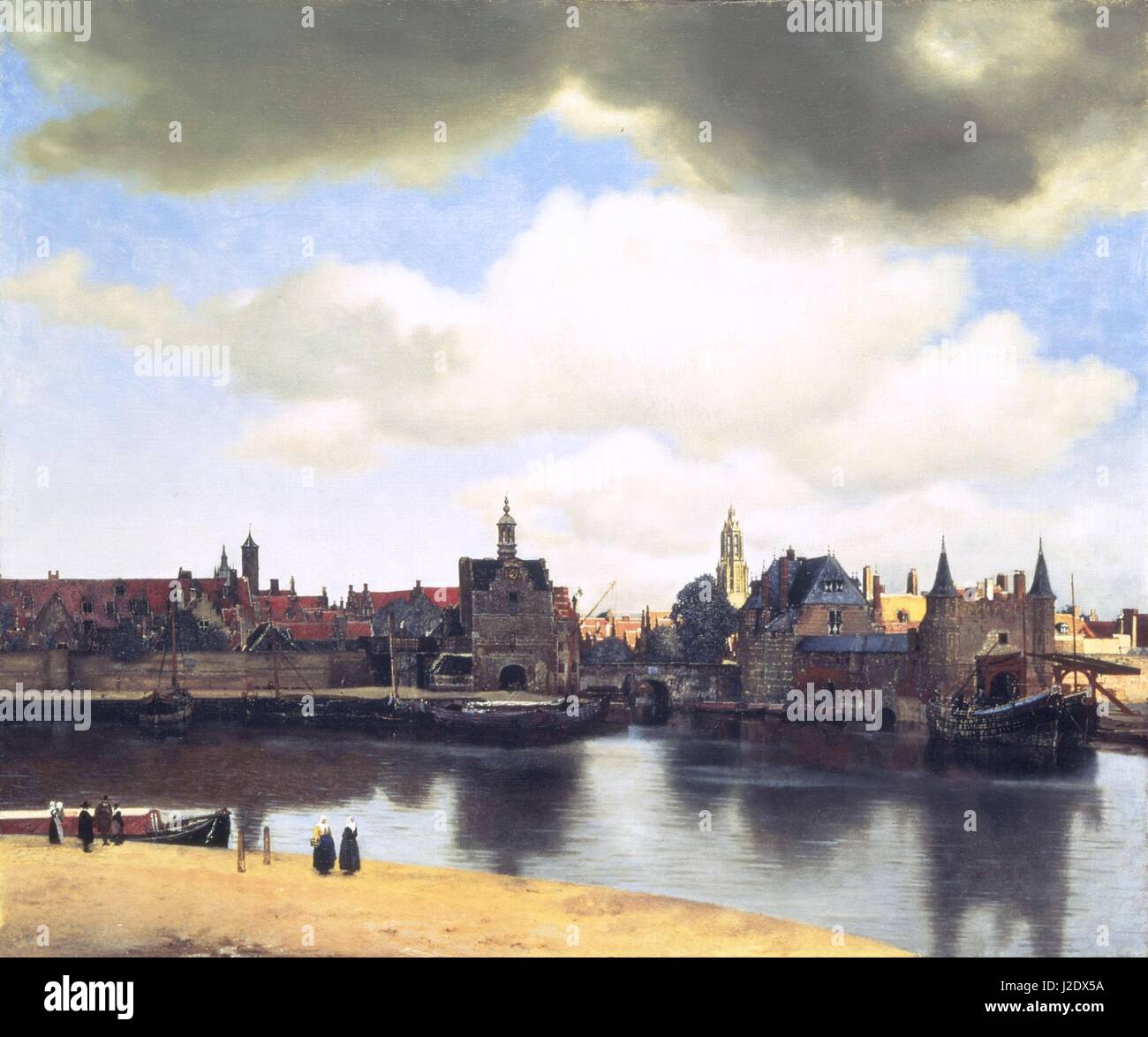 Johannes Vermeer Painting AMSTERDAM, THE NETHERLANDS Stock Photo