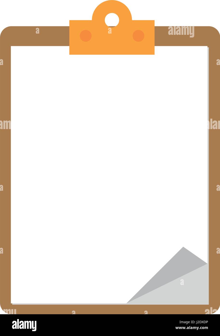 clipboard paper isolated icon Stock Vector Image & Art - Alamy