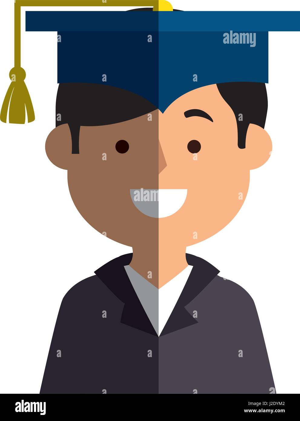 graduated avatar character icon Stock Vector Image & Art - Alamy