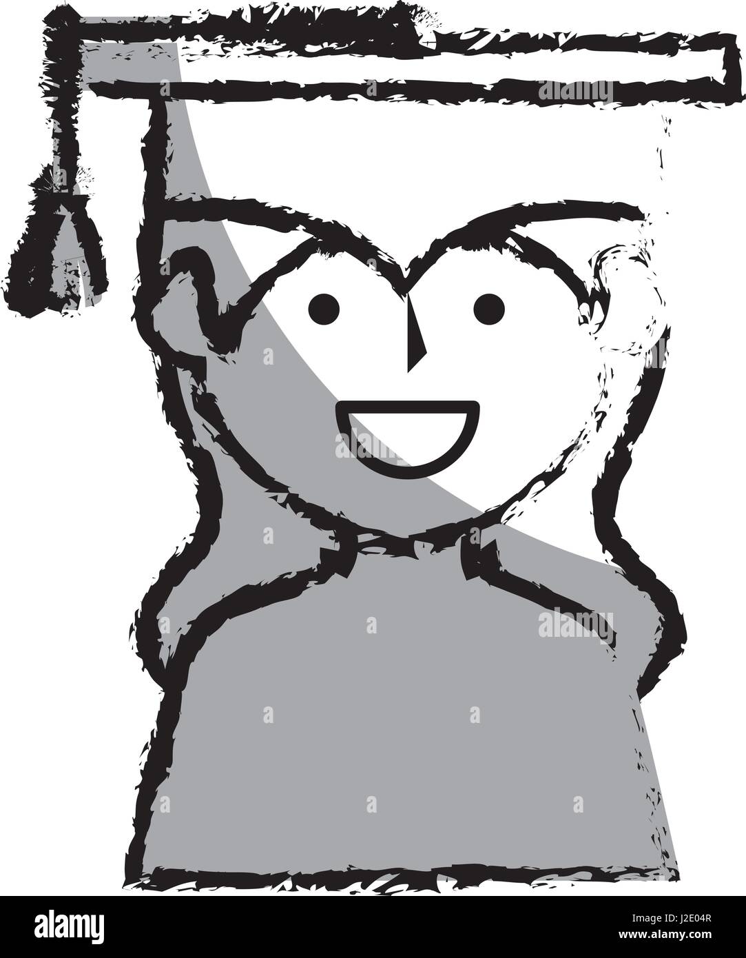 graduated avatar character icon Stock Vector Image & Art - Alamy