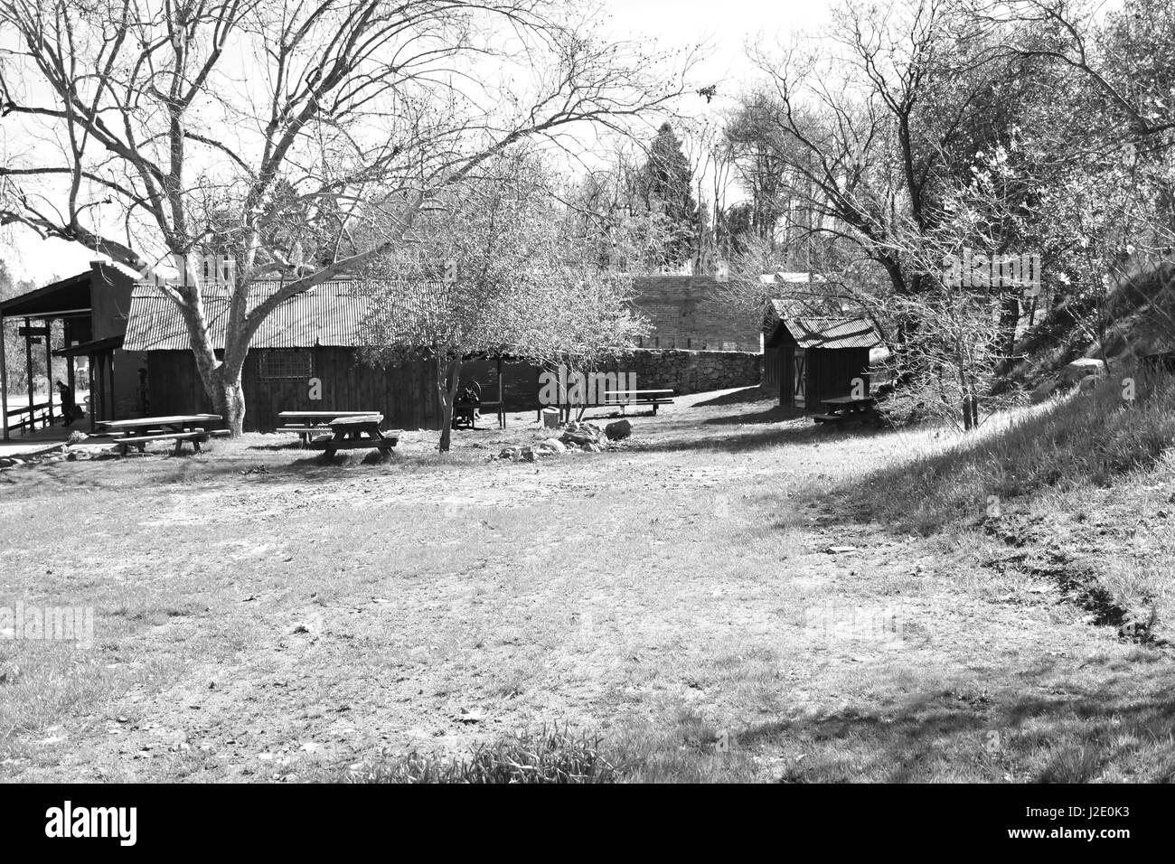 Old Shasta California miners town Stock Photo Alamy