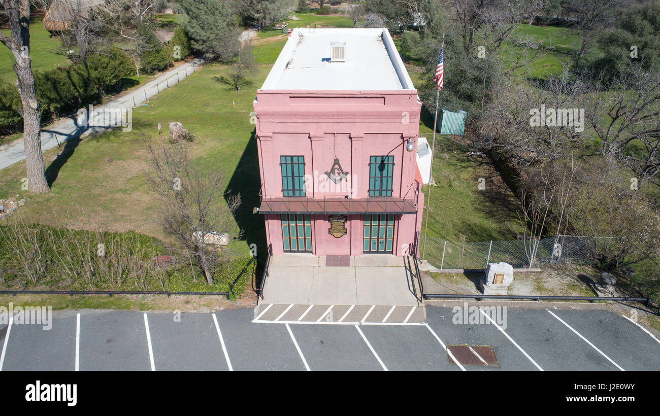 Old Shasta California miners town Stock Photo Alamy