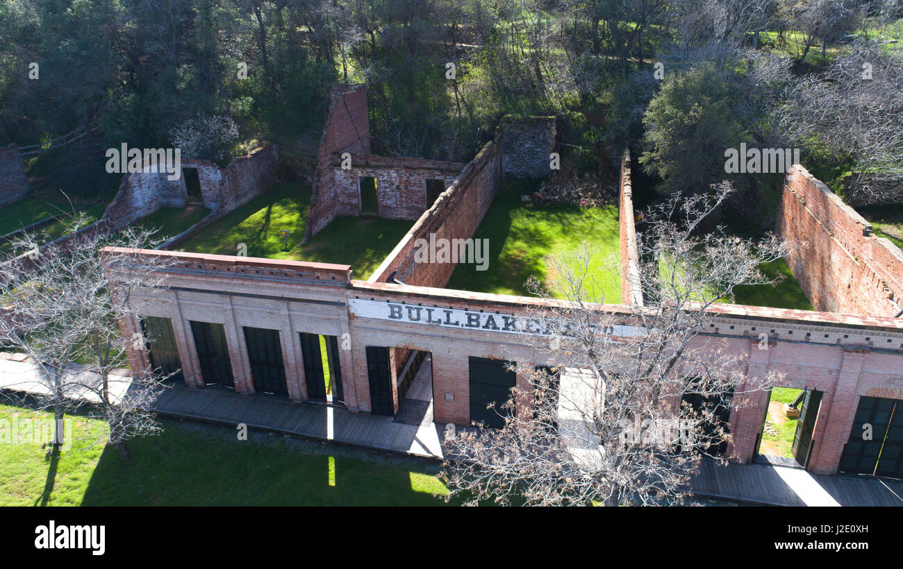 Old Shasta California miners town Stock Photo Alamy
