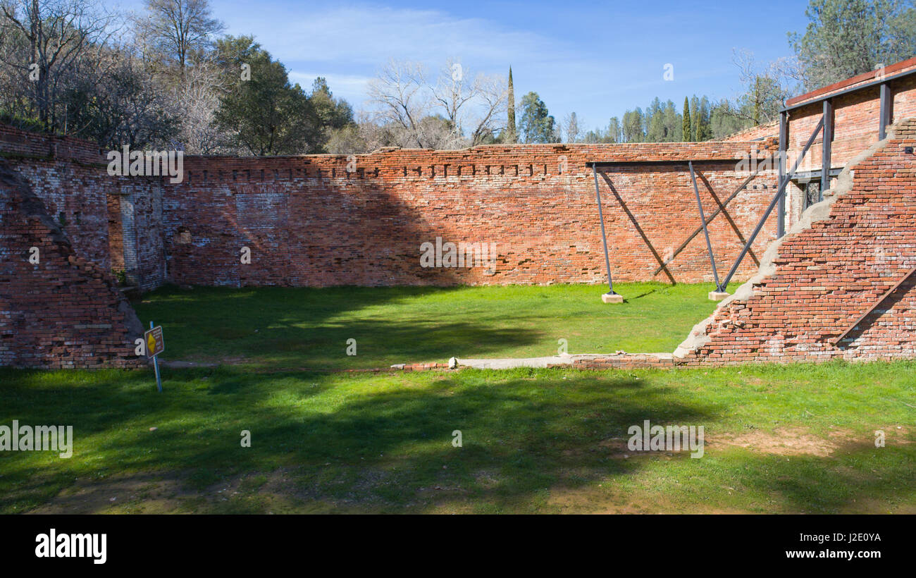 Old Shasta California miners town Stock Photo Alamy