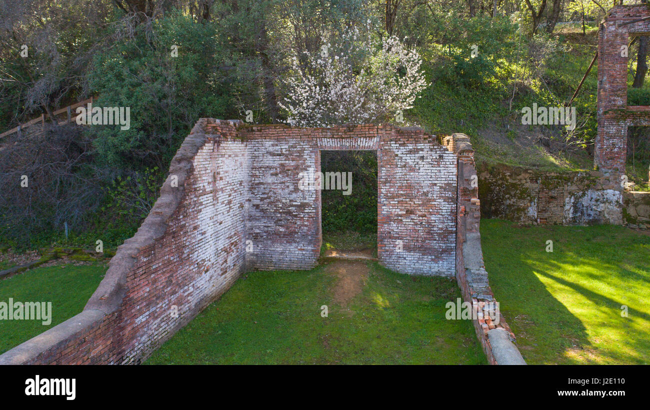 Old Shasta California miners town Stock Photo Alamy