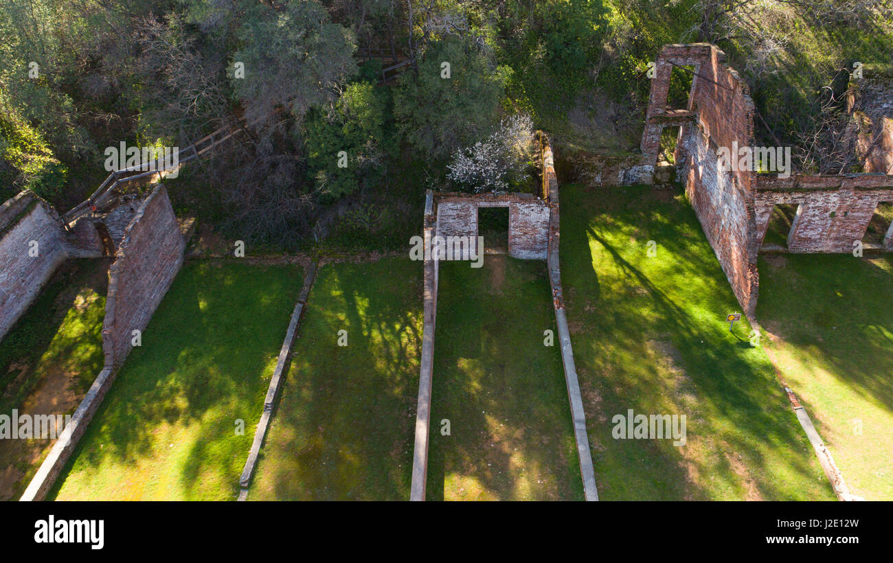 Old Shasta California miners town Stock Photo Alamy
