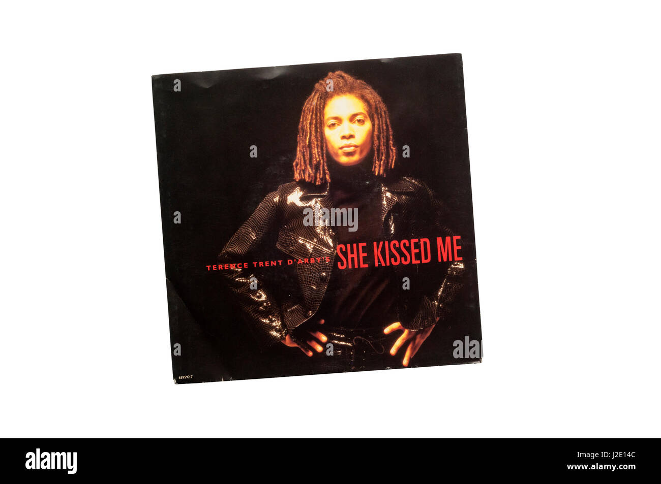 1993 7' single, Terence Trent D'Arby's She Kissed Me. Stock Photo