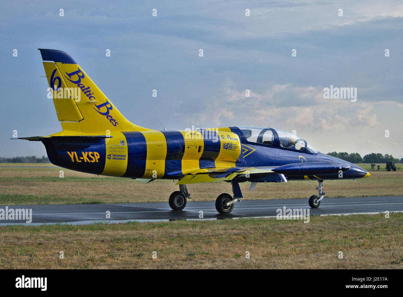 Radom, Poland - August 22, 2015: Aero L-39 Albatros of Baltic Bees ...