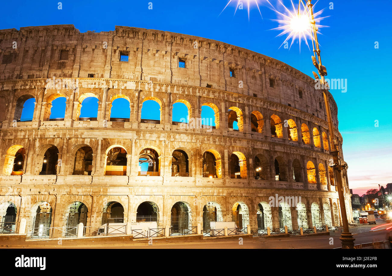 The famous Colosseum in Rome, Italy Stock Photo Alamy