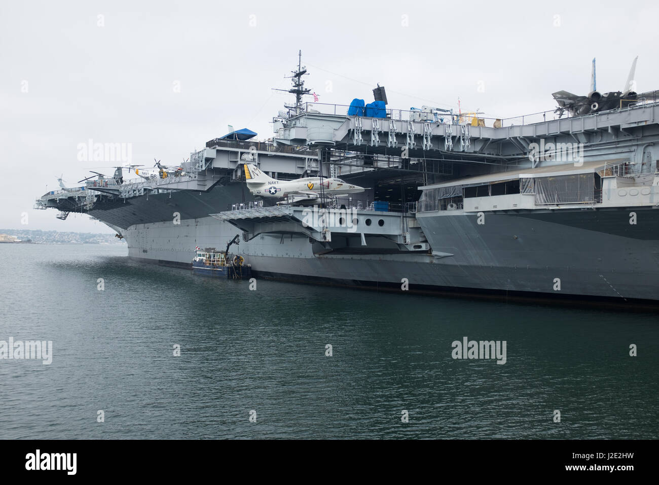 aircraft carrier USS Midway, San Diego, California, USA Stock Photo Alamy