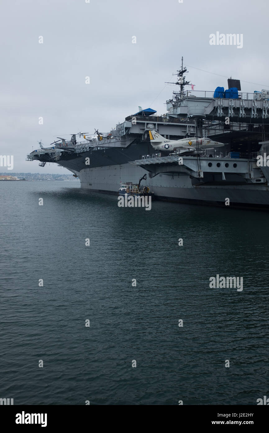 aircraft carrier USS Midway, San Diego, California, USA Stock Photo Alamy
